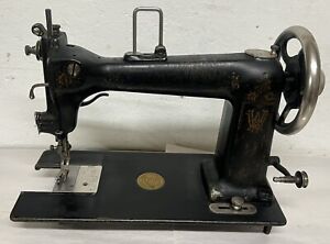 Antique W 9 Wheeler Wilson Treadle Sewing Machine Parts Restore Estate Find