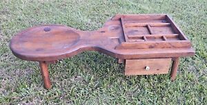 Vintage Genuine Colonial Creation Mid Century Cobblers Bench Table