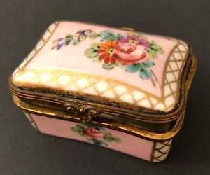 Antique 18th 19th C Pink Enamel Snuff Trinket Box Very Fine Maybe Battersea 