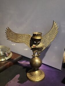 Antique Brass Eagle Candle Holder Candlestick Candleholder Patriotic D Cor