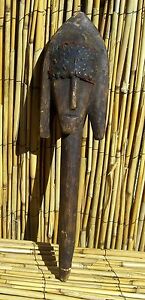 African Bambara Bamana Merekun Janus Figure Puppet From Mali 14 Tall