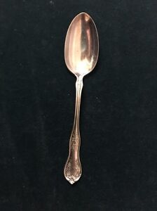 Vintage Silver Plated Baby Or Demitasse Spoon Unmarked