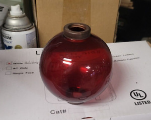 4 5 Red Glass Ball For Weathervane Or Lightening Rods