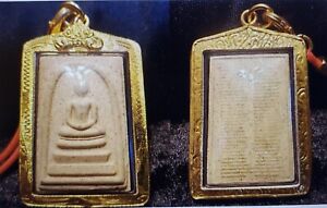 Thai Buddha Amulet Phra Somdej Pree Wat Pikuntong Toh Rakhang Phim Yai Power