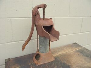 Vintage Columbiana Cast Iron Brass Well Water Hand Pump Off Grid Farm Kitchen 4