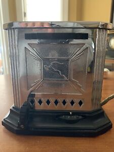 Art Deco Machine Age Raymond Patten Iconic Patented Skyscraper Hotpoint Toaster