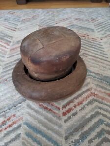 Antique Wooden Hat Mold Brim Mold Millinery Form Molds 2