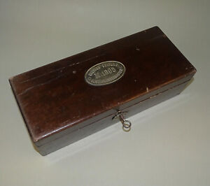 Old Surgical Instrument Case Wooden Box Austria 1895 Empty