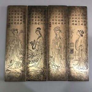 China Brass Paperweight Handcraft Bronze Paperweight Beautiful Woman