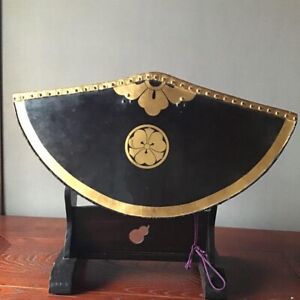 Jingasa Nirayamagasa 20 8 Inch Jinkasa Samurai Leather Hat Edo Japanese Antique