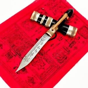 Top Knife Lp Derm Thai Amulet Buddha Talisman Yantra Power Lucky Protect Pendant
