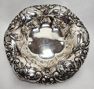Art Nouveau Sterling Silver Whiting 6072 Bon Bon Bowl Dish