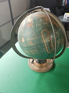 Vintage Cram S Deluxe Globe 16 W Sun Rays Season Indicator Ck 10 Tp 