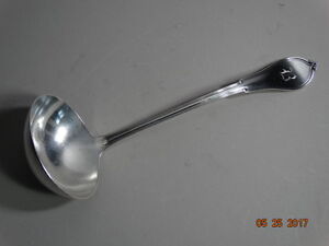 Antique Civil War Era Sterling Silver Ladle By Starr Marcus New York 1861