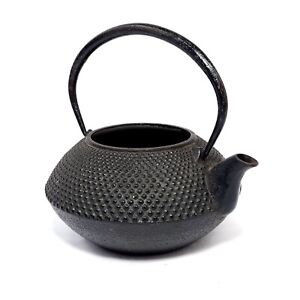 Vintage Cast Iron Black Small Tea Pot Kettle No Lid