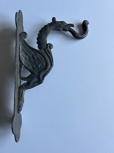Brass Peerage Phoenix Gryphon Wall Hook Plant Hanger Mythical Creature Gothic