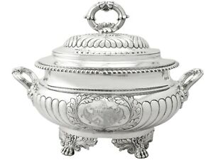 Antique Sterling Silver Soup Tureen