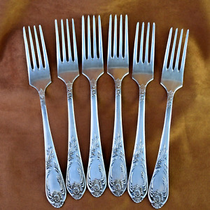 Soviet Vintage Table Forks Silver Plated Melchior Set Of 6 Ussr Soviet Zish