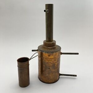 Antique Copper Steam Generator Or Paraffin Distillery By Central Scientific Co