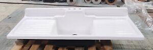 Cast Iron Kitchen Sink Vintage Professionally Refinished Farm House Victorian