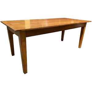 Cherry Farm Table With Breadboard Ends