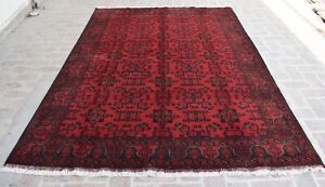 6 6 X 9 8 Handmade Afghan Tribal Turkmen Oriental Wool Area Rug 6x9 Persian Rug