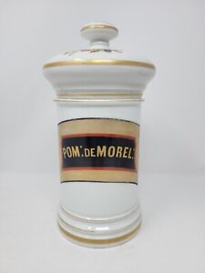 French Apothecary Jar Pom De Morel C 1880