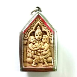 Thai Buddha Phra Khun Paen Magic Amulet Pendant Talisman Charm Power Sex K535
