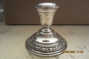 Wallace Sterling 245 Weighted Reinforced Silver Candlestick Holder Great Deal 