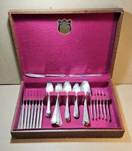 1847 Rogers Bros Silverware With Chest Serving Set 52 Pieces