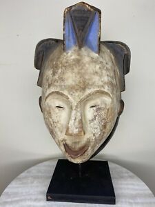 Punu Maiden Spirit Mask Mukudji Gabon African Art 10 X 7 