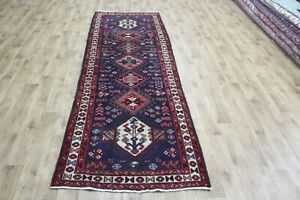 Antique Karaja Runner Of Traditional Design With Seven Medallions 287 X 97 Cm