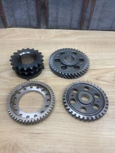 Lot Of 4 Industrial Machine Steampunk Pulley Gear Cog Robot Salvage H3