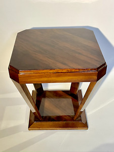 Belgian Deco Lacquered French Walnut Table