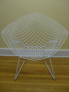 Mid Century Modern Harry Bertoia Iron Diamond Chair C 1960