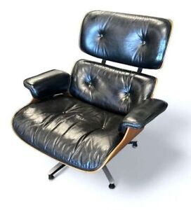 1960 S Herman Miller Charles Ray Eames Swivel Lounge Chair Original 670 671