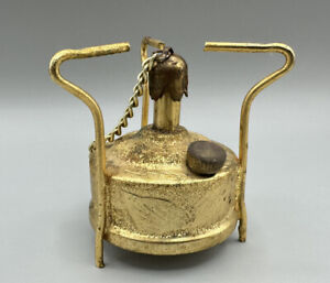 Middle Eastern Old Vintage Brass Kerosene Stove Burner Mini Small Untested