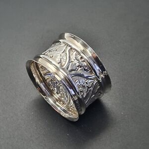 Antique Sterling Silver Napkin Ring By Reynolds Westwood Birmingham 1906