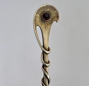 German Art Nouveau Jugendstil Pforzheim Jeweled Sterling Silver Spoon 87539