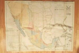 Mapa De Los Estados Unidos De Mexico 1948 Copy 42 X 30 