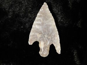 Ancient Extended Barb Form Arrowhead Or Flint Artifact Niger 4 42