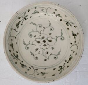 Hoi An Hoard Shipwreck Blue White Dish With Floral Decoration Lot 134299