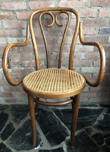 Thonet Bent Wood Bistro Chair Authentic Midcentury Will Ship 2 Of 4