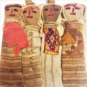 Chancay Folk Art Burial Dolls Primitive Vintage