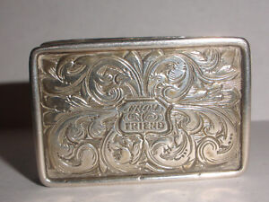 Antique 1830 S English Sterling Silver Vinaigrette Box Birmingham Francis Clark
