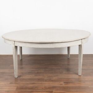 Large Round Gustavian Style Dining Table Reproduction