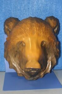 Wood Carved Bear That S Big Face Ainu Japan 262