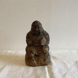 Ebisu Shinto God Pottery Statue 7 2 In Japanese Antique Old Figurine Figure Art