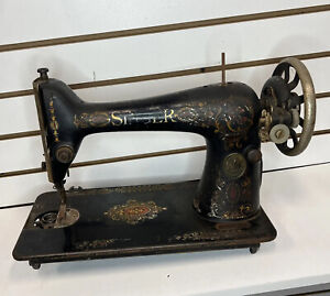 Antique Vintage Singer Sewing Machine Year 1910 S N G3209809 For Parts