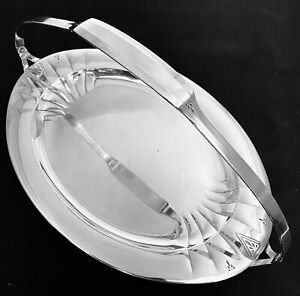 1929 Deauville Community Oneida Tray With Swing Handle 15957 Art Deco